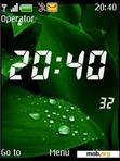 Download mobile theme Clock & Nature V1