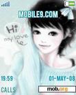 Download mobile theme hi my love-animated