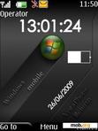 Скачать тему Mobile Windows Clock