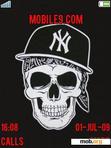 Download mobile theme Skull B/W