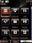 Download mobile theme Orange highlight