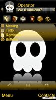 Download mobile theme skull