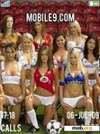 Download mobile theme soccer Girls 2