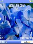 Download mobile theme Blue Flower