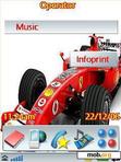Download mobile theme F1 Ferrari