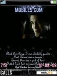 Download mobile theme Animated Twilight kiss.