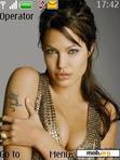 Download mobile theme Angelina Jolie