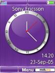 Download mobile theme swf clock