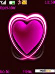 Download mobile theme Rotate Pink Heart 2