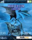 Download mobile theme Animated Blue Dragon