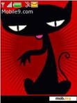 Download mobile theme Black cat