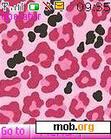 Download mobile theme Pink leopard