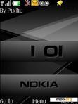 Download mobile theme Black Nokia (Digital Clock)