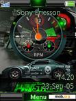 Download mobile theme Need For Speed Pro Street SWF