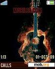 Download mobile theme burning guitAr