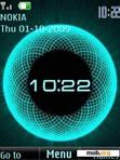 Download mobile theme Animated Clock