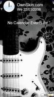 Download mobile theme White Guitar