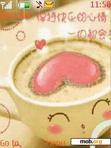 Download mobile theme love coffe