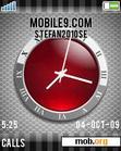 Download mobile theme Red Clock