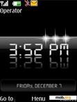 Download mobile theme Clock Black