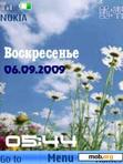 Download mobile theme swf w.flowers animated