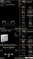 Download mobile theme black gold dg