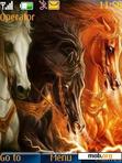 Download mobile theme running horse