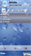 Download mobile theme Rain on glass