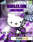 Download mobile theme Hello Kitty Purple