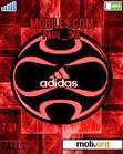 Download mobile theme Red adidas