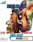 Download mobile theme Ice Age 3 : Down of dinosaurs