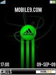 Download mobile theme green adidas