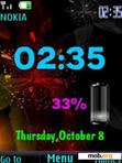 Скачать тему clock indicator colour eng