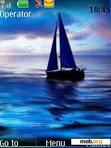 Download mobile theme Sailing vessel (animation)