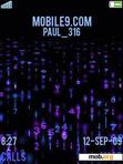 Download mobile theme Matrix Blue