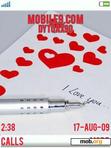 Download mobile theme I love you