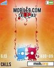 Download mobile theme Cartoon Love Hearts