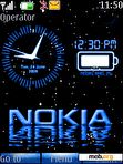 Download mobile theme NOkia cLocK