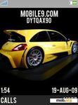 Download mobile theme Yellow car