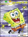 Download mobile theme Happy Spongebob