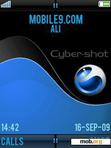 Download mobile theme Blue Syber shot