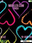 Download mobile theme Heart collection 4