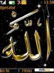 Download mobile theme ALLAH NAME