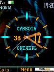 Download mobile theme analog clock date ru