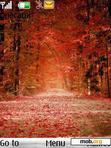 Download mobile theme Autumn road