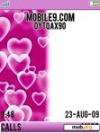 Download mobile theme Pink love