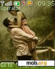 Download mobile theme couple in rain