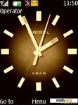 Скачать тему Golden Diesel Clock By ACAPELLA