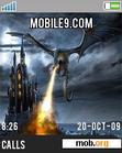 Download mobile theme dragon in city