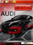 Скачать тему Audi Red Clock